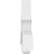 Ekena Millwork Davenport Architectural Grade PVC Gable Bracket, 60"W x 20"H x 4"D x 4"F, 8/12 Pitch GBP060X20X0404DAV00 - alternate 3